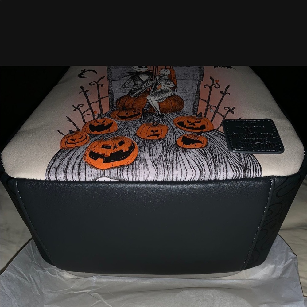 Disney loungefly nightmare before Christmas jack & sally mini backpack - Picture 2 of 5